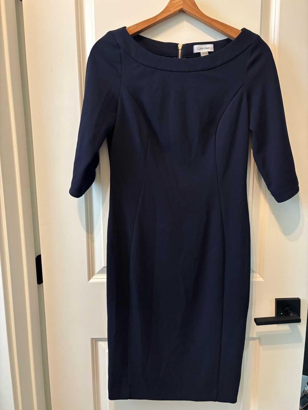 Calvin Klein Navy Zip Dress Size 2